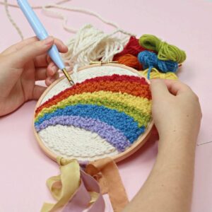 PUNCH NEEDLE EMBROIDERY KITS