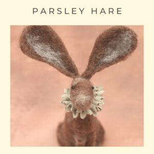 Parsley Hare Needle Felting Pattern