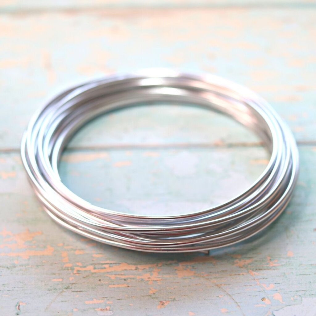 Aluminium Needle Felting Wire 2mm Includes Wire size guide, how to