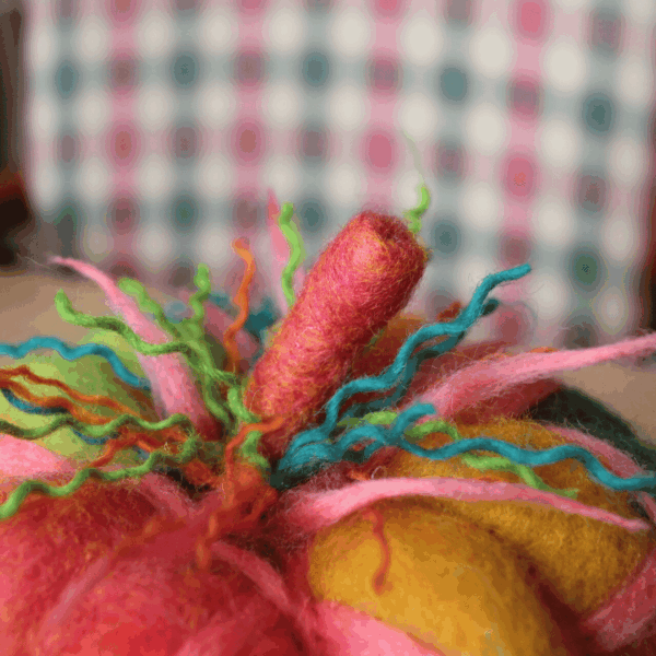 Pumpkin Needle Felting Pattern For Beginners & Video Tutorial - Image 3