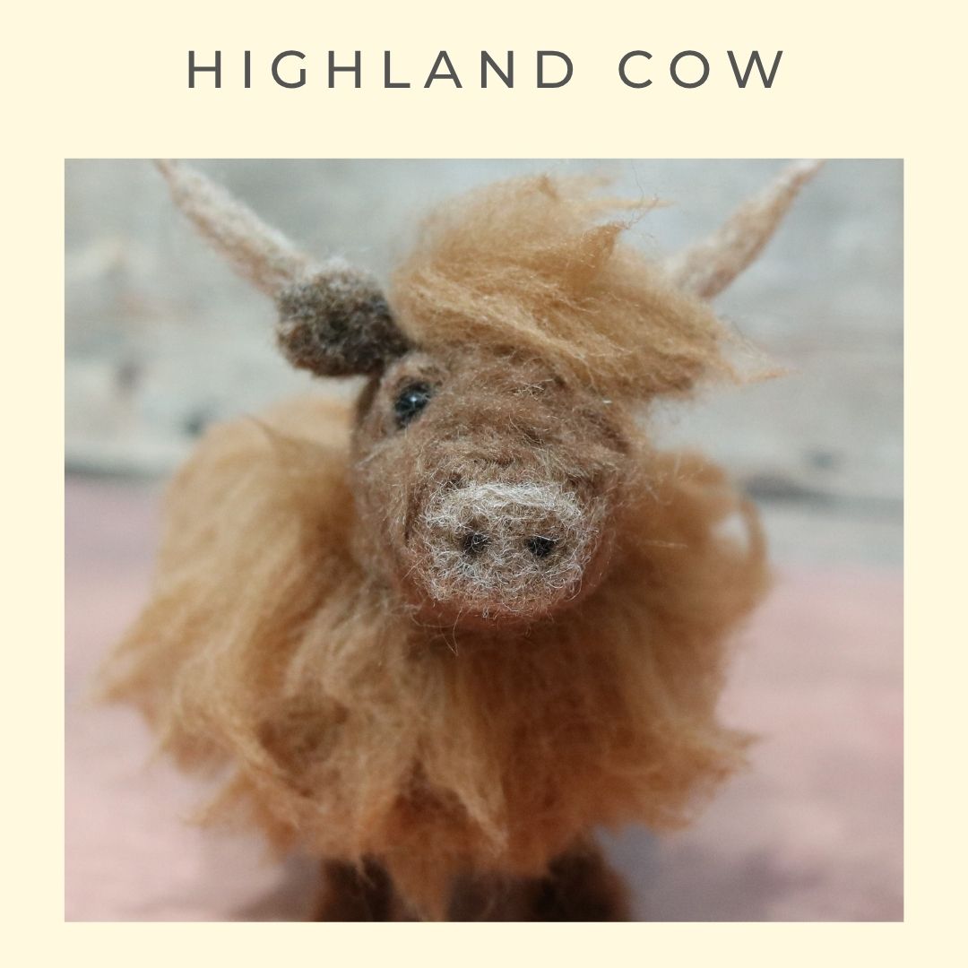 FHF Bonus - Highland Cow Workshop - Pattern Download + Video Tutorials