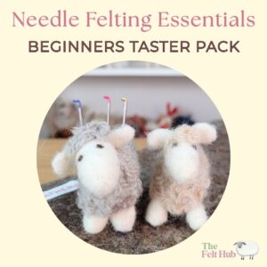 Not sure how to start needle felting - Download my needle felting pack for beginners and start needle felting today